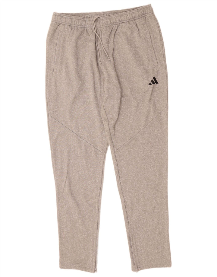 ADIDAS Pantalones de chándal Aeroready para mujer UK 20 2XL Gris Poliéster