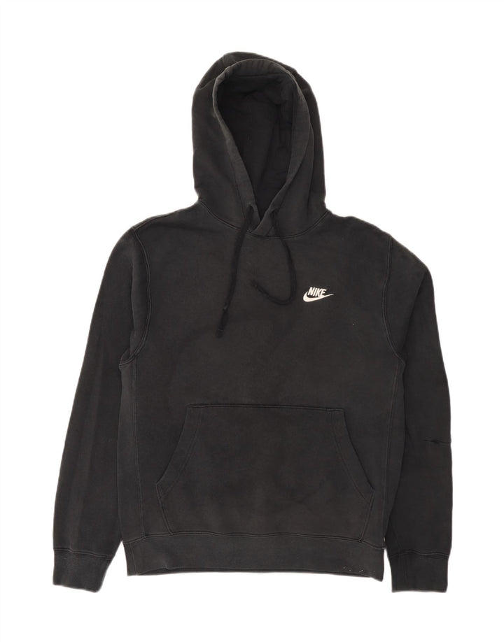 Nike - Sudadera con capucha para hombre, talla pequeña, algodón negro
