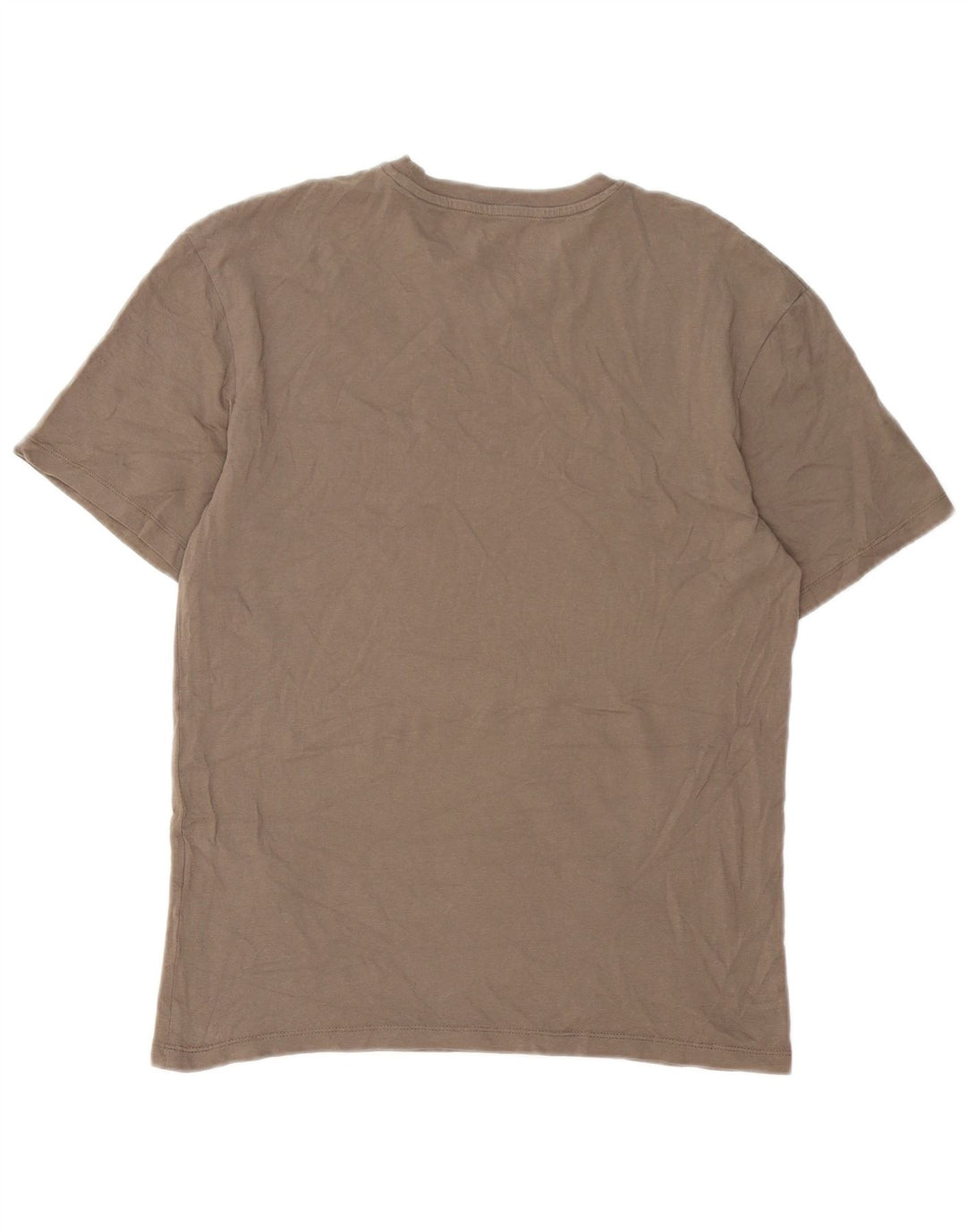 Jack & Jones Hombre Camiseta Top Algodón Marrón Medio