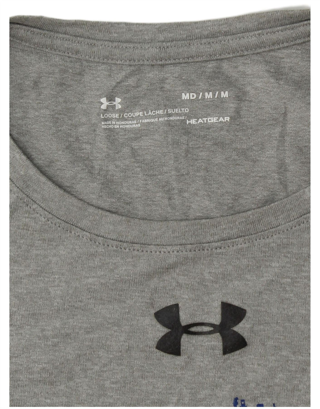 Camiseta UNDER ARMOUR Heat Gear Graphic para hombre Gris medio