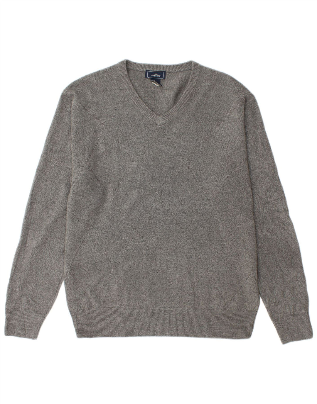 Dockers Suéter Con Cuello En V Para Hombre Acrílico Gris Medio