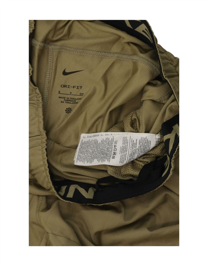 Nike - Pantalones cortos deportivos Dri Fit para hombre, poliéster verde pequeño