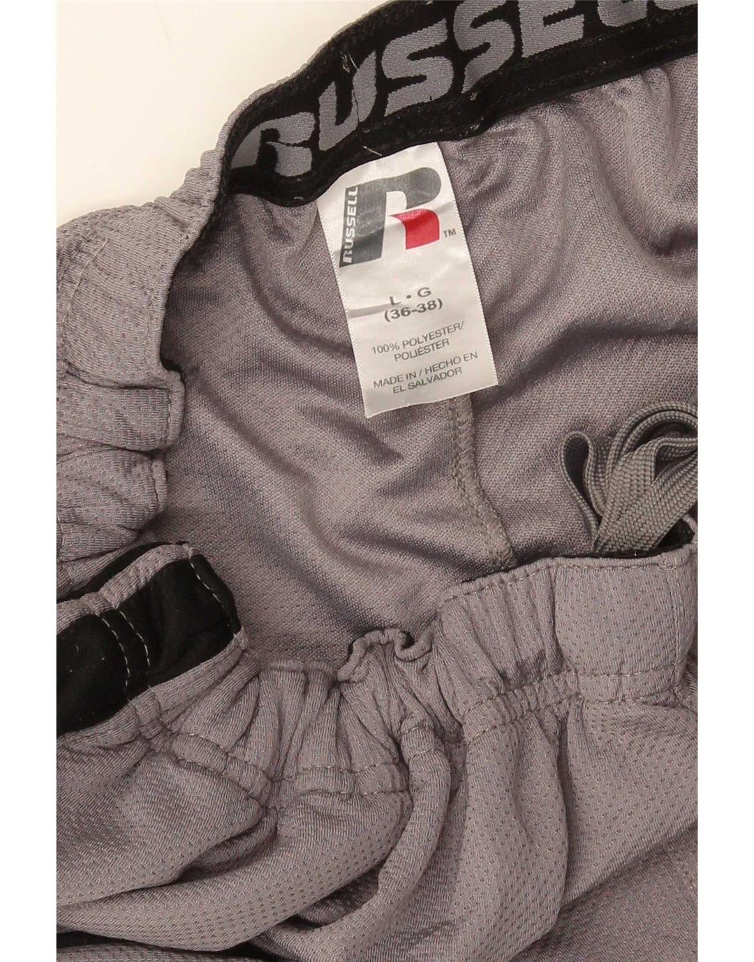 Russell Athletic - Pantalones de chándal para hombre, color gris, poliéster, talla grande
