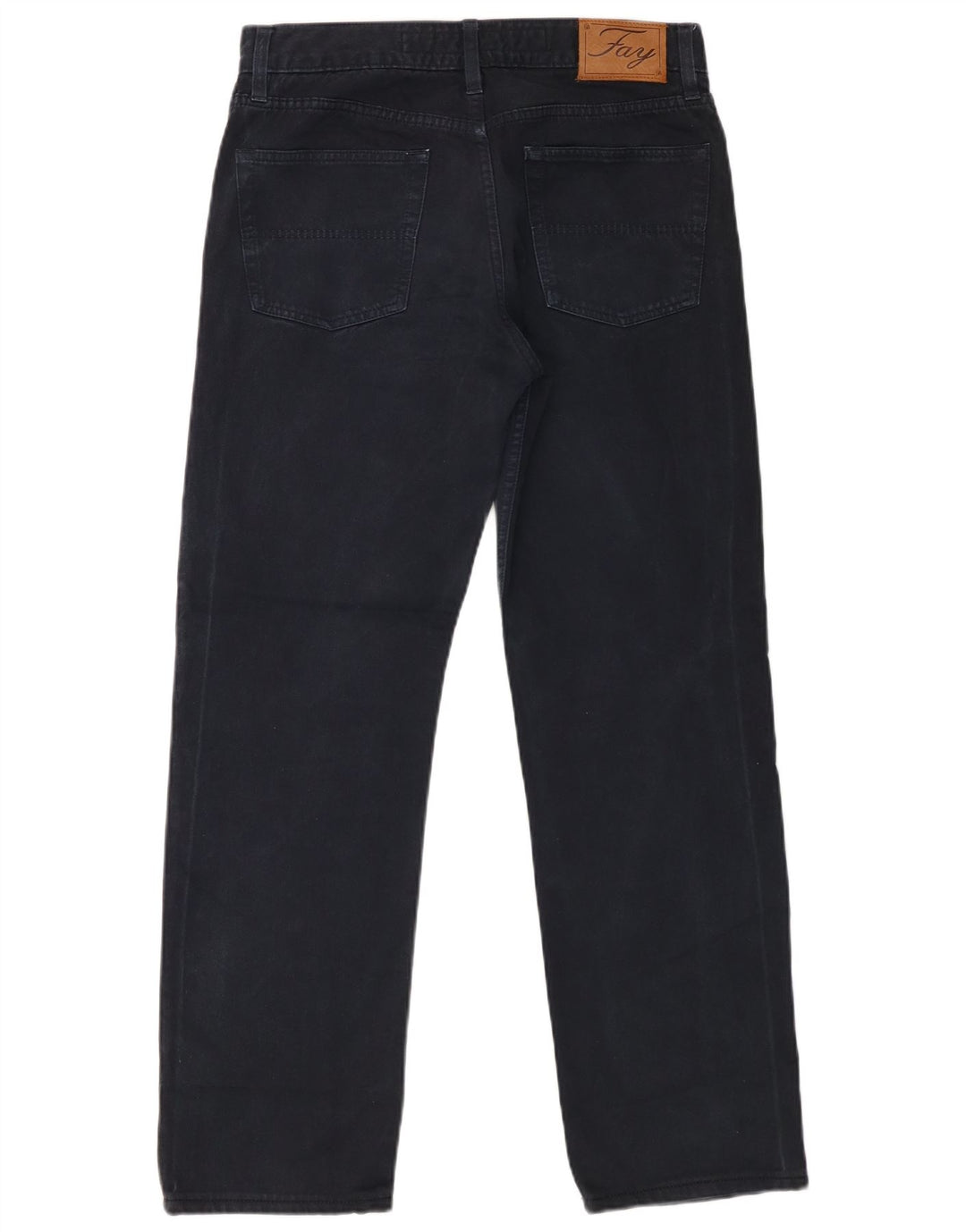 Vaqueros rectos para hombre Fay W32 L29 Algodón azul marino