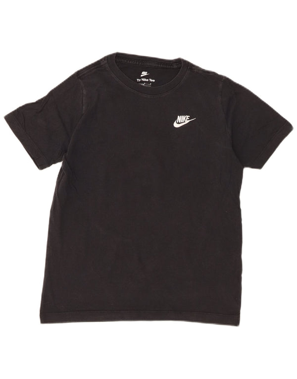 Nike Camiseta para niño Top 12-13 años Grande Negro Algodón