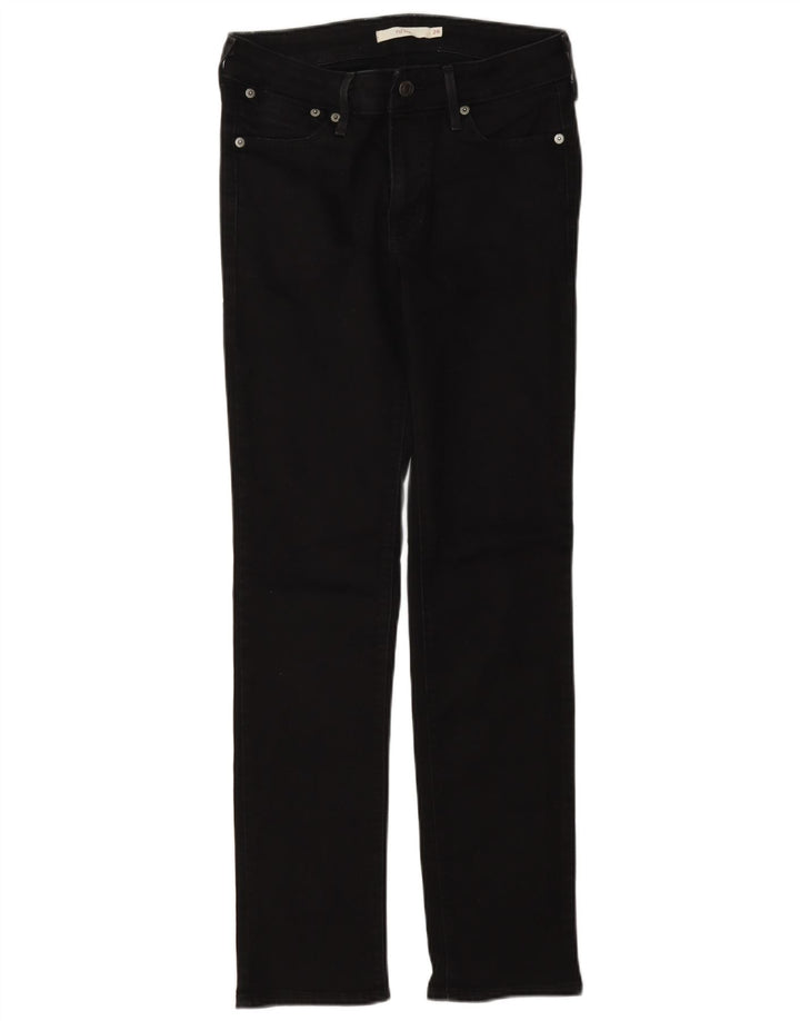 Levi's Mujer 712 Slim Jeans W26 L30 Algodón Negro