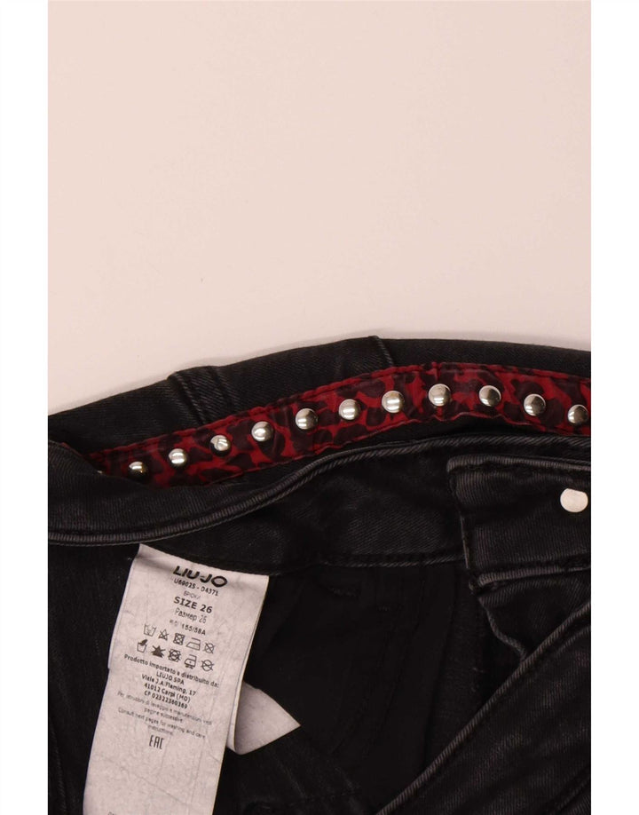 Vaqueros con corte bota para mujer Liu Jo W26 L31 Algodón negro