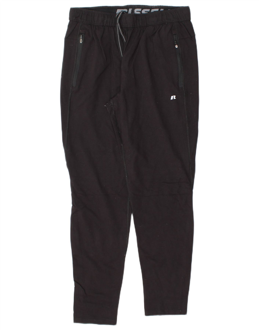 RUSSELL ATHLETIC Pantalones de chándal para hombre Rayón negro mediano