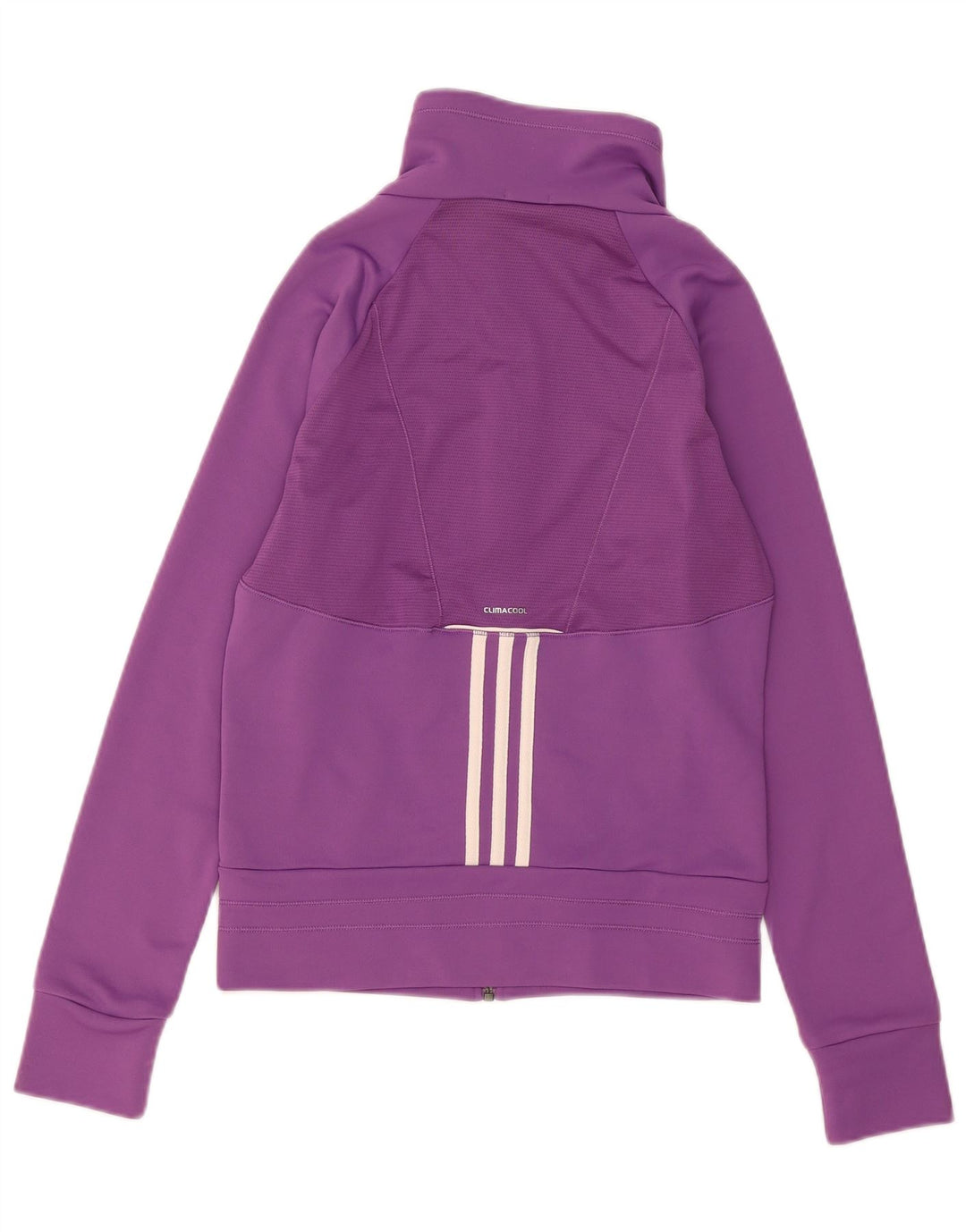 Adidas Mujer Climacool Chándal Top Chaqueta Reino Unido 12 Medio Púrpura
