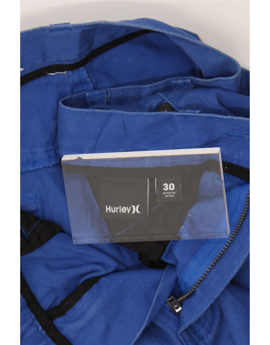 Hurley Pantalones Cortos Casuales Para Hombre Medium W30 Algodón Azul