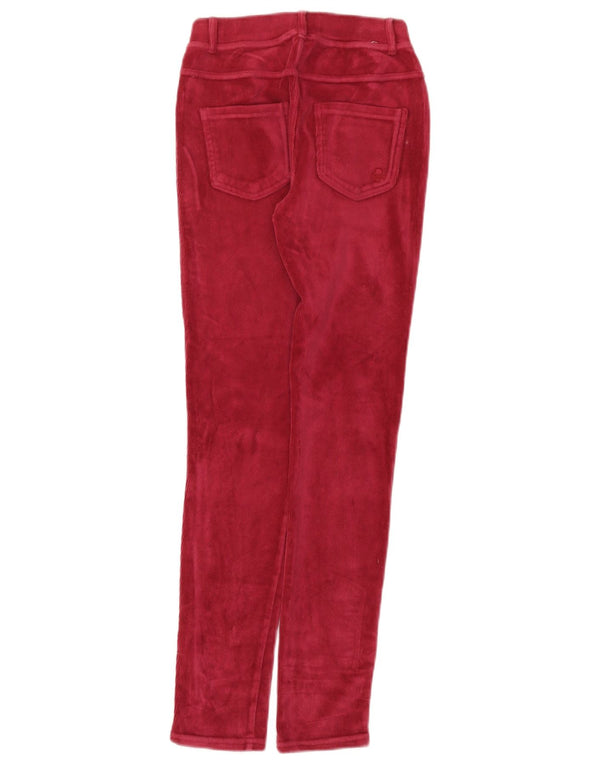 Benetton Pantalones Slim De Pana Para Niñas 11-12 Años 2XL W24 L29 Burdeos