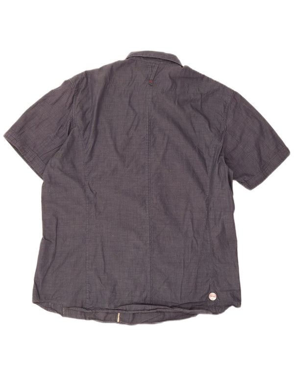 Camisa G-Star Hombre Manga Corta XL Azul Marino