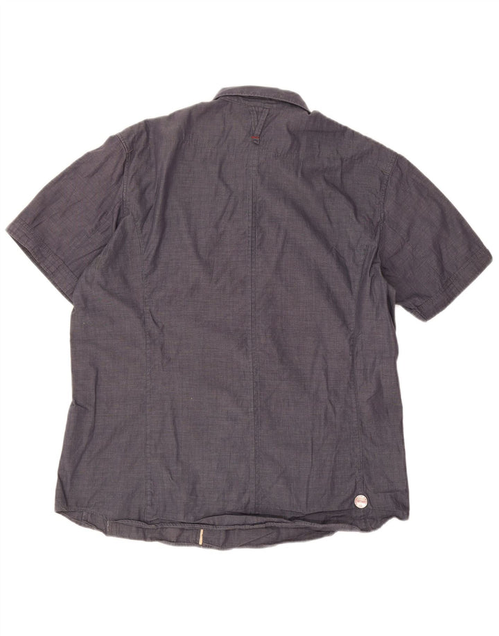 Camisa G-Star Hombre Manga Corta XL Azul Marino