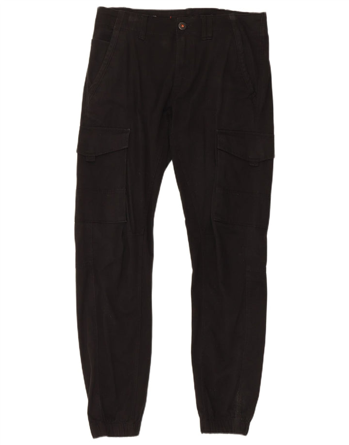 Jack & Jones Hombre Joggers Cargo Pantalones W30 L32 Negro