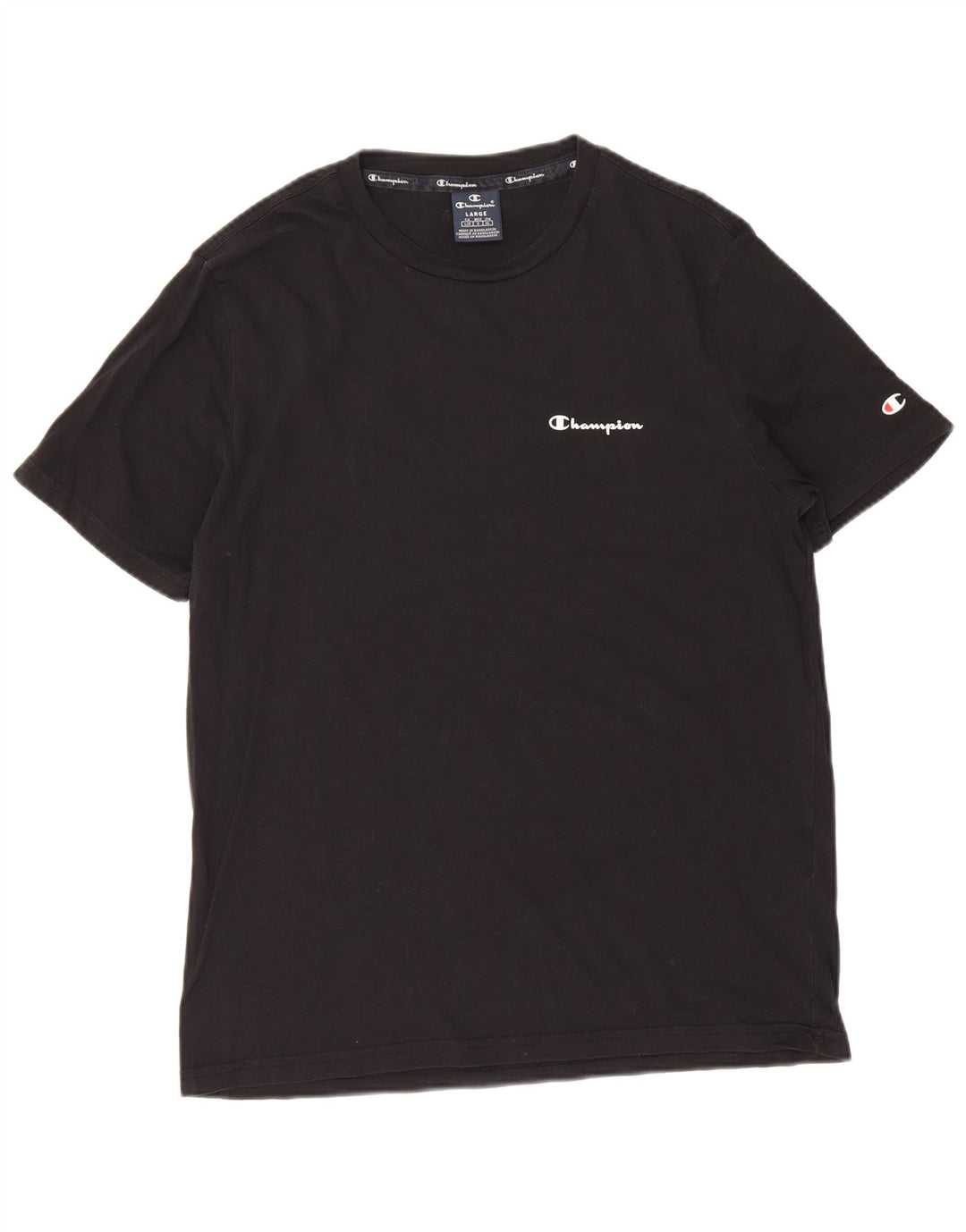 Champion - Camiseta para hombre, talla grande, color negro