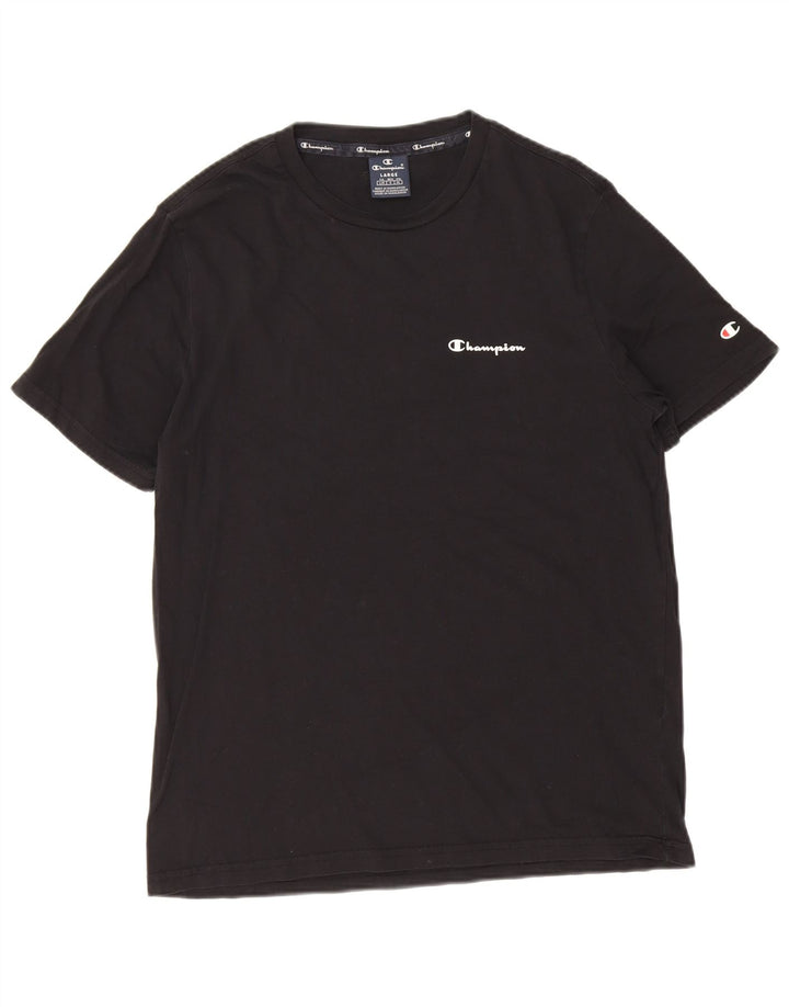 Champion - Camiseta para hombre, talla grande, color negro