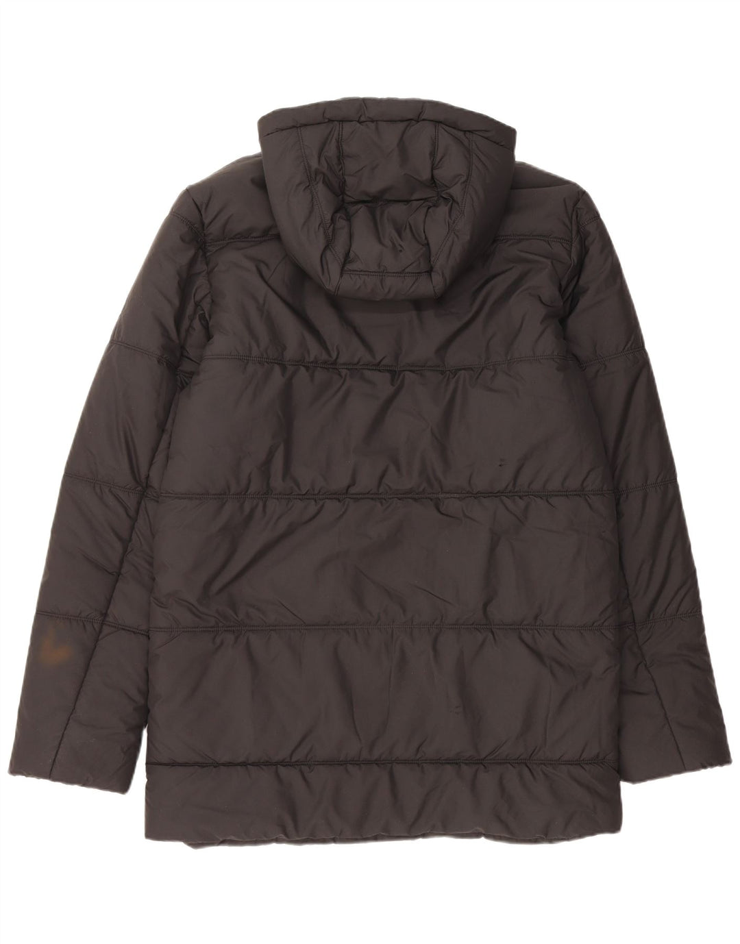 JACK WOLFSKIN Chaqueta acolchada con capucha para hombre UK 40 Medium Negro Poliéster