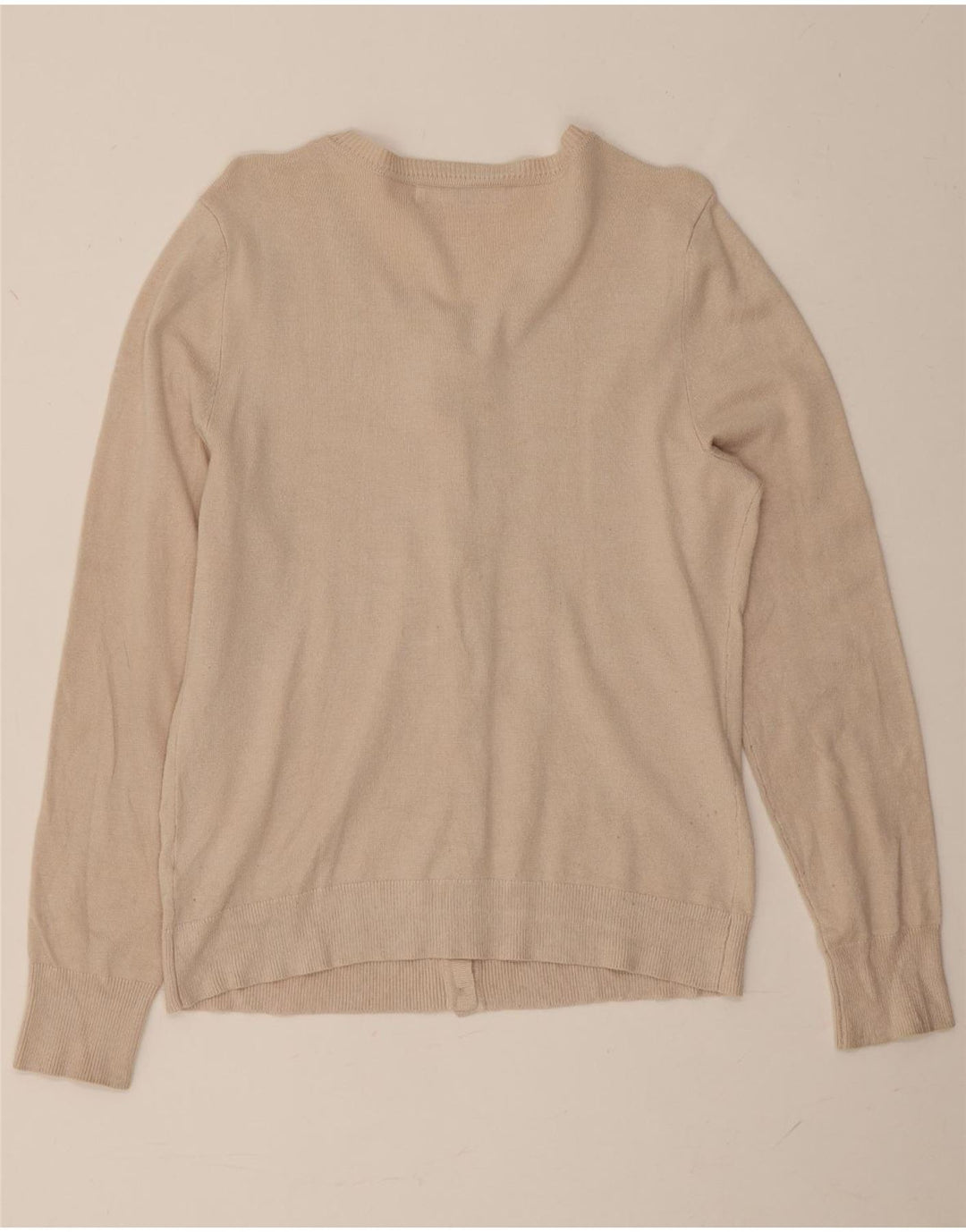 John Lewis - Cárdigan para mujer, talla 40, viscosa beige mediana