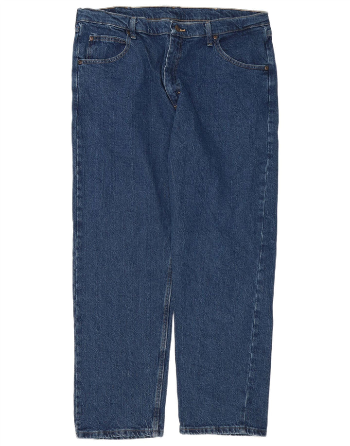 Wrangler Vaqueros Rectos Regulares Para Hombre W38 L30 Algodón Azul