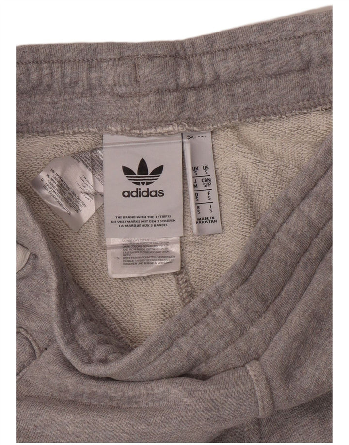 Adidas Hombre Pantalones Cortos Deportivos Pequeño Gris Algodón