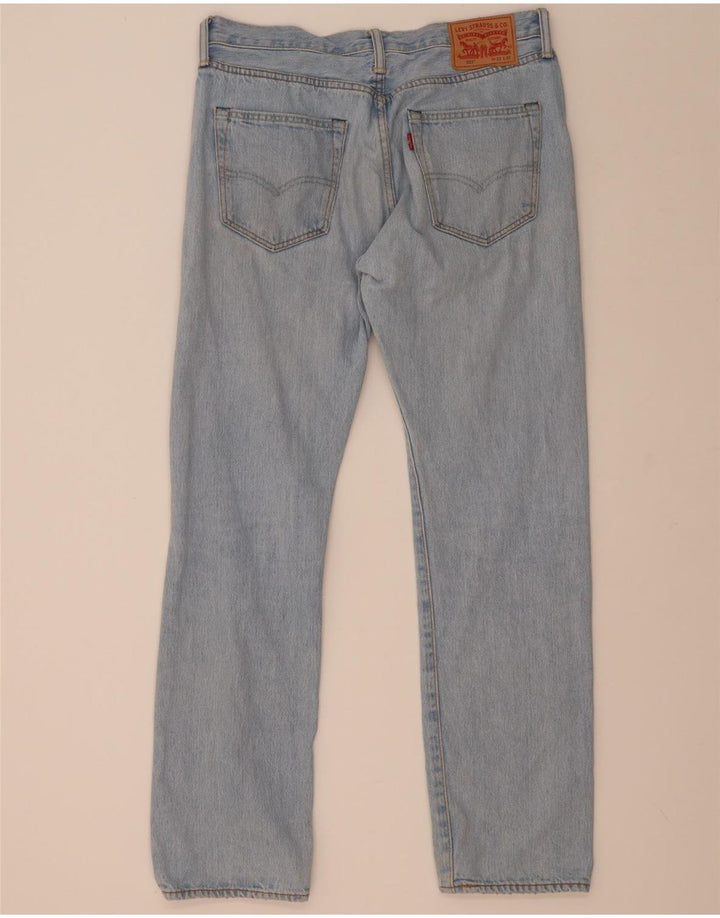 Levi's Hombre 501 Vaqueros Rectos W33 L32 Algodón Azul