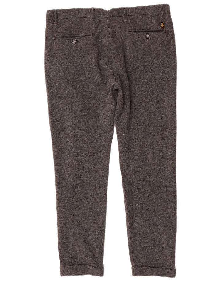 Refrigiwear Pantalón chino ajustado para hombre W32 L28 Poliamida gris