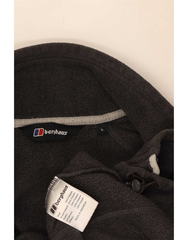 Berghaus Chaqueta polar para hombre UK 40 Large Gris Poliéster