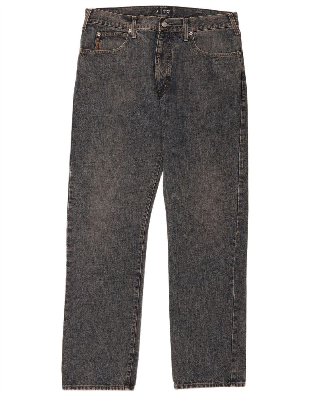 Vaqueros Armani Hombre Rectos W38 L33 Algodón Azul