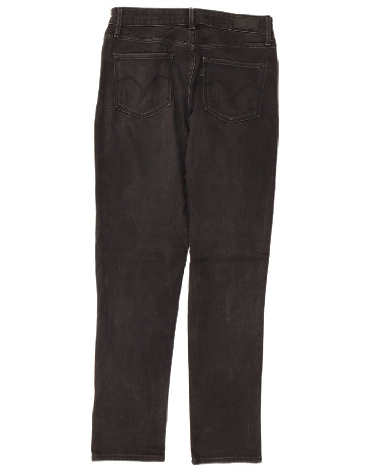 LEVI'S Jeans ajustados de talle medio para mujer US 4 Small W28 L28 Algodón negro