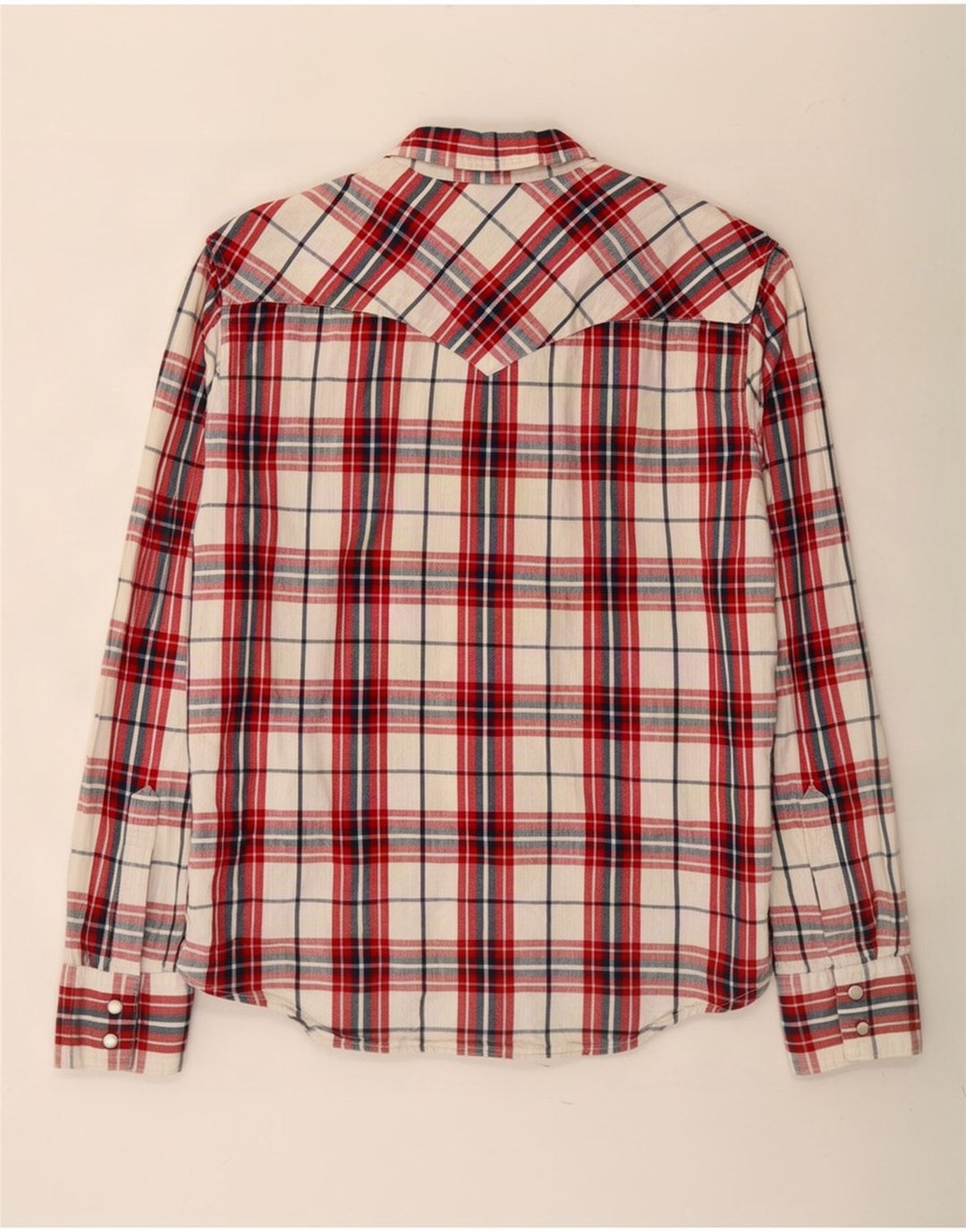 Camisa Levi's Hombre Medium Red Check Cotton