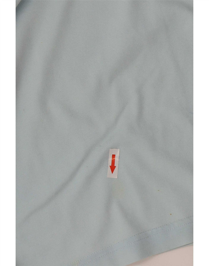North Sails Hombre Camiseta Gráfica Top Algodón Colorblock Azul Medio