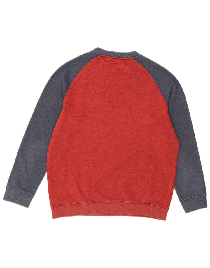 VANS Sudadera Jumper para Mujer UK 40 XL Rojo Colorblock Algodón