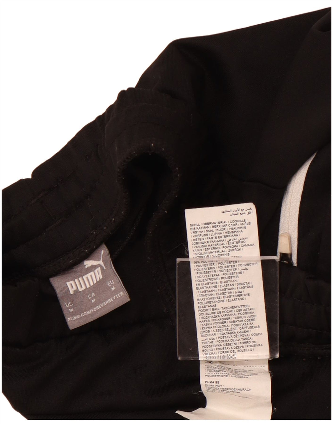 PUMA Pantalón de Chándal para Hombre Joggers Medium Negro Poliéster