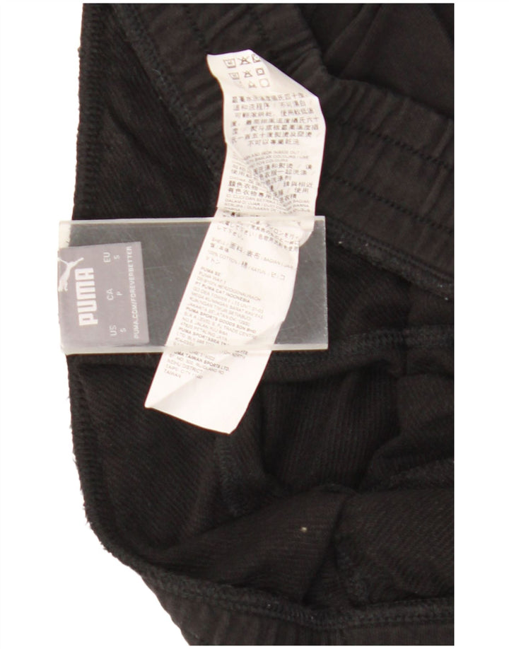 Puma Hombre Cargo Chándal Pantalones Joggers Pequeño Algodón Negro