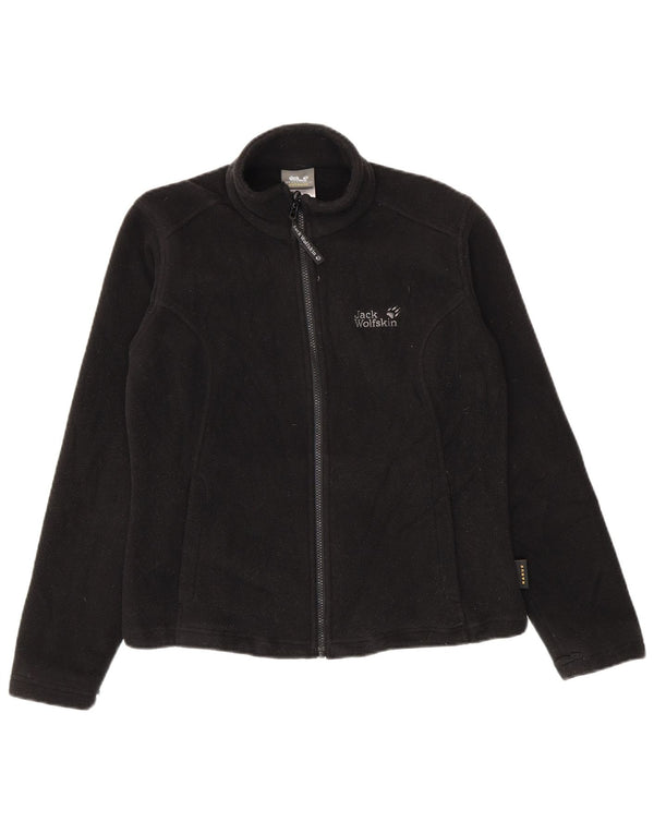 Jack Wolfskin Chaqueta Forro Polar Mujer UK 12/14 Mediano Negro Poliéster