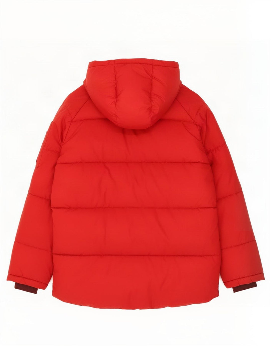 Zara Abrigo Niño Acolchado Con Capucha 11-12 Años Rojo Poliéster