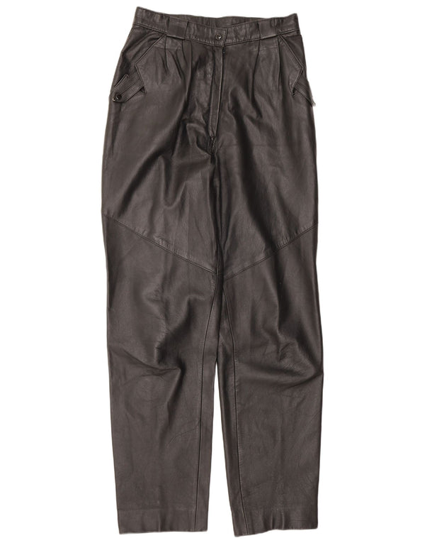 Gabriella Benelli Pantalones de cintura alta para mujer IT 40 Small W26 L30 Negro