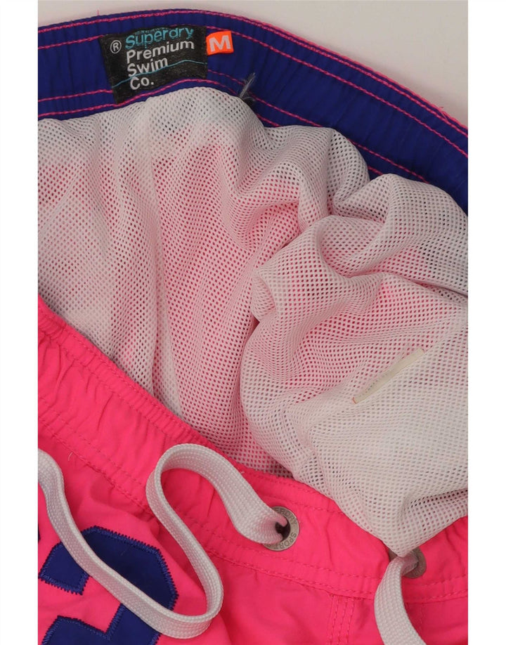 Superdry Bañador Con Gráficos Rosa Mediano |