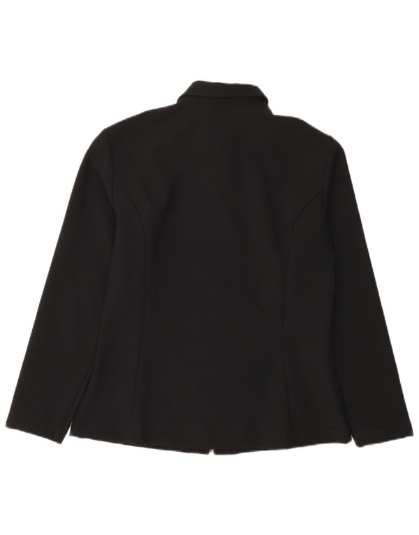 Chaqueta Blazer Mujer Benetton IT 46 Large Poliéster Negro