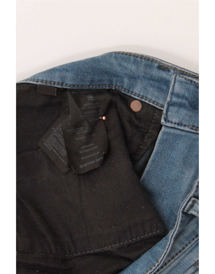Vaqueros ajustados para hombre G-Star W32 L34 Algodón azul