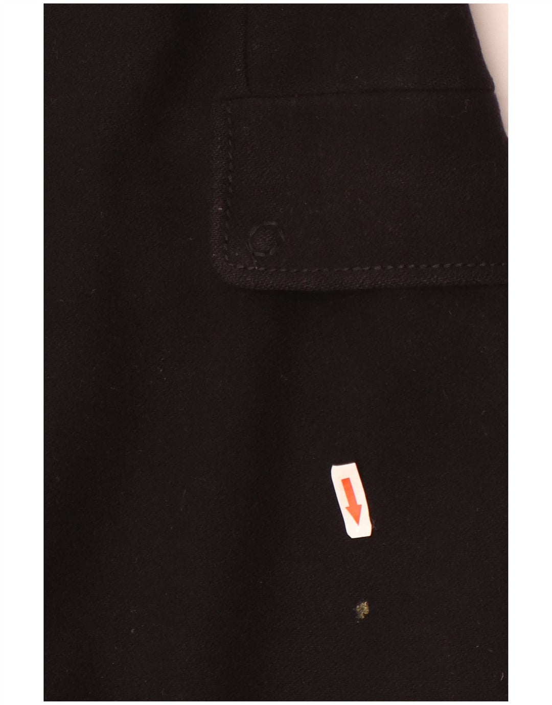 Abrigo Benetton Mujer IT 46 Grande Lana Negra