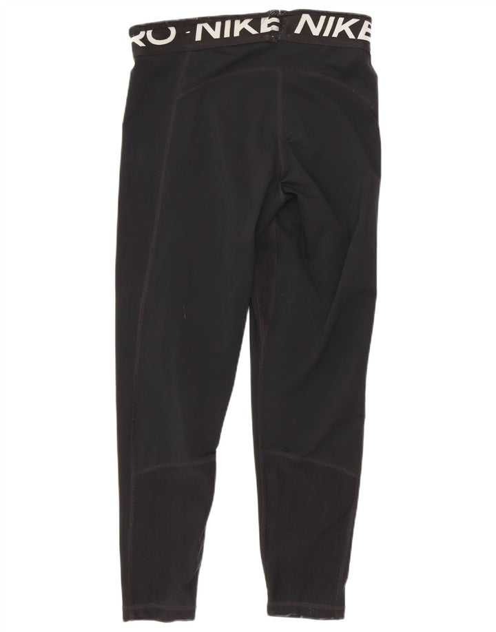 Nike Capri Graphic Leggings para mujer, talla 8, color negro