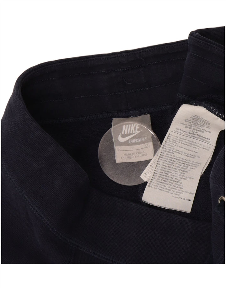 NIKE Mujer Flare Chándal Pantalones UK 10 Small Azul Marino Algodón