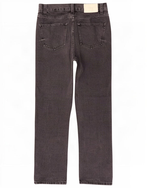 Zara Jeans ajustados de cintura alta para hombre EU 38 Small W30 L30 Negro