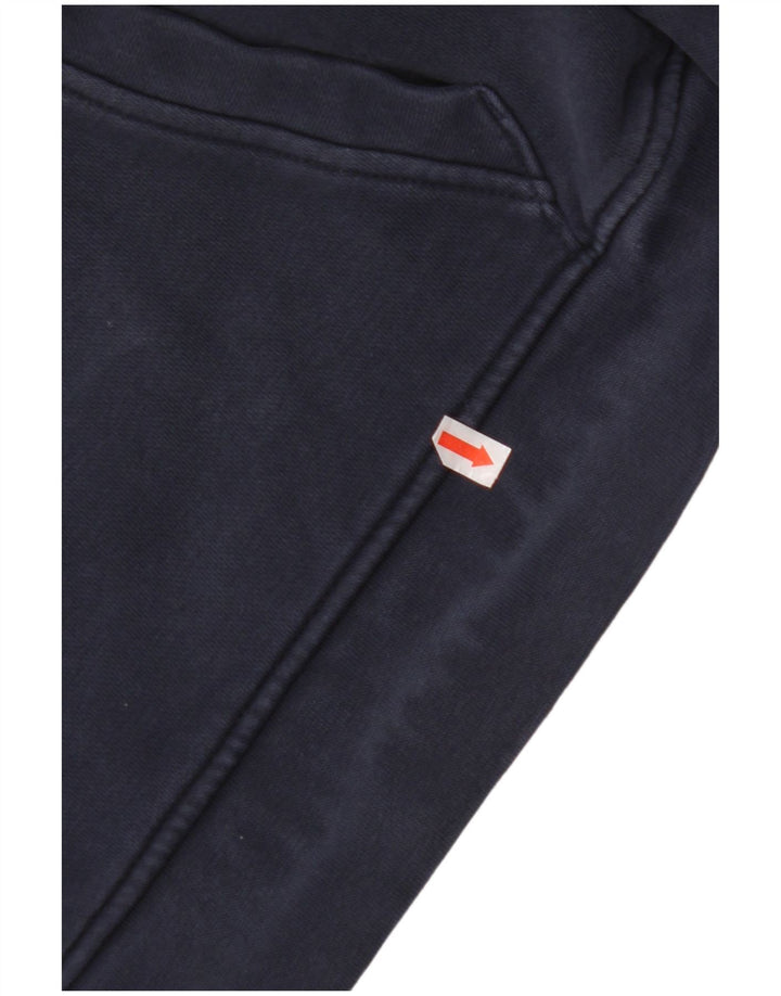 ELLESSE Jersey con capucha gráfica para niños 15-16 años Azul marino Algodón