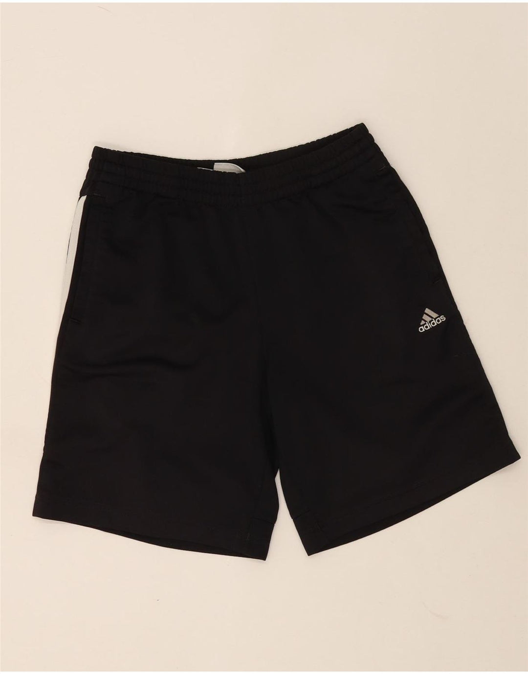 Pantalón Corto Deportivo Adidas Hombre Mediano Negro Poliéster
