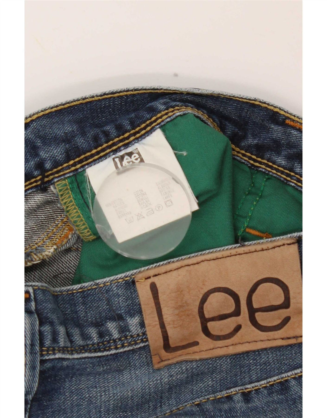 Vaqueros rectos Lee para hombre W32 L28 Algodón azul