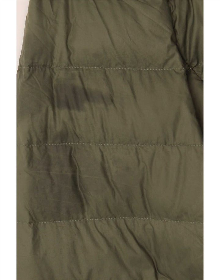 Marks & Spencer Chaqueta acolchada para mujer UK 42 Poliamida verde medio