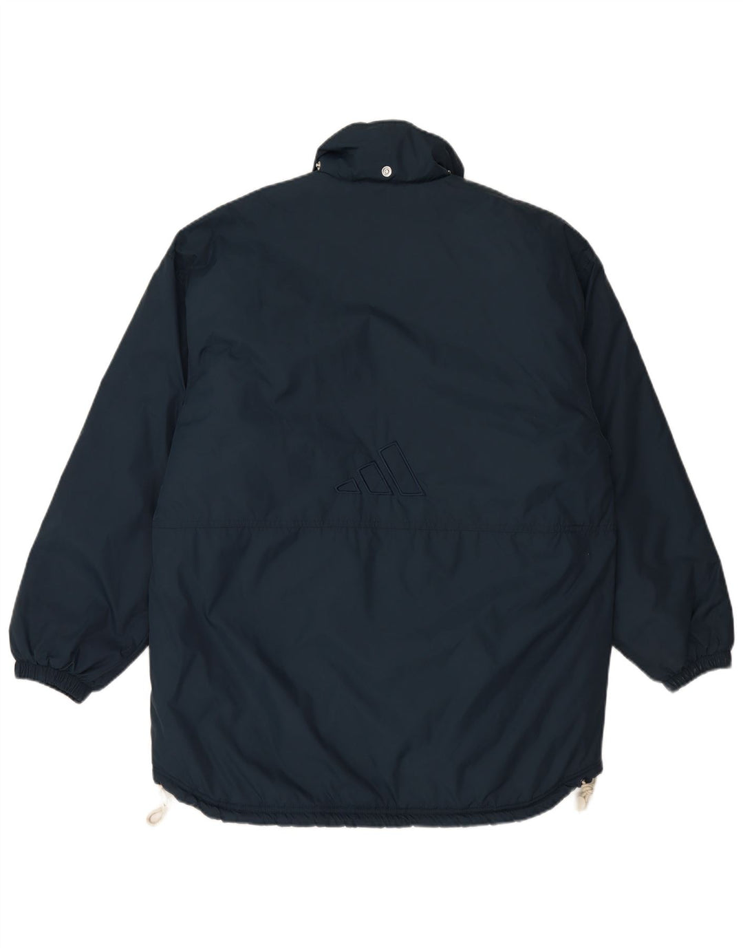Adidas Chaqueta acolchada para hombre UK 38/40 Medium Azul marino Nylon