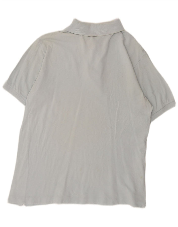 LACOSTE Polo para hombre Talla 6 XL Algodón azul